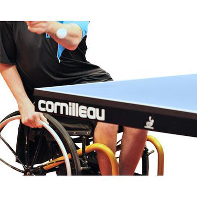 Cornilleau Competition ITTF 640 Rollaway Indoor Table Tennis Table (22mm) - Blue - main image